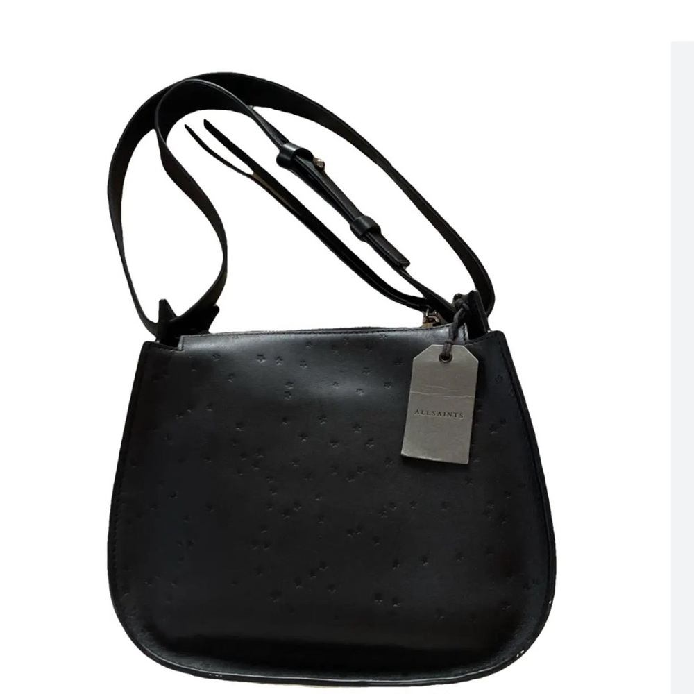 All Saints Black Crossbody Bag